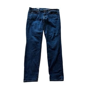 Gap Legging Jeans Womens 32R Dark Blue 1969 Skinny Stretch Denim 249255